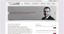 Desktop Screenshot of profactum.cz