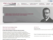 Tablet Screenshot of profactum.cz